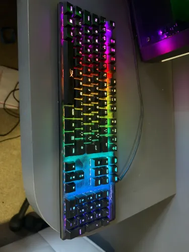 Teclado Mecânico HyperX Alloy Origins RGB Switch Red ABNT2 + Caixa
