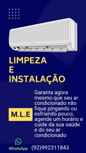 Limpeza de ar condicionado split (+09-)..