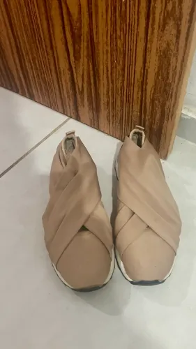 Tênis feminino usaflex bege