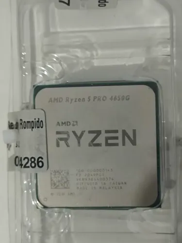Processador AMD Ryzen 5 PRO 4650G (6 Núcleos 12T /Vídeo Integrado Vega 7) AM4 + Cooler Box