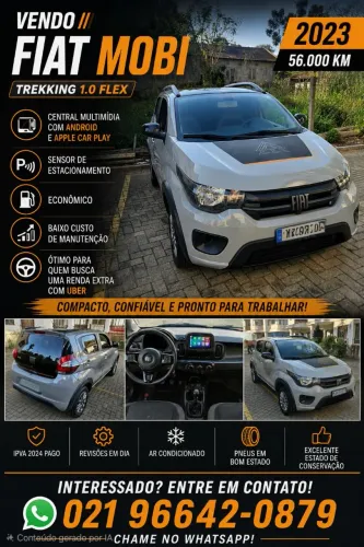 Fiat Mobi Trekking 1.0 Flex 5P 2023