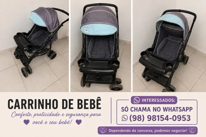 Carrinho de bebê drobavel
