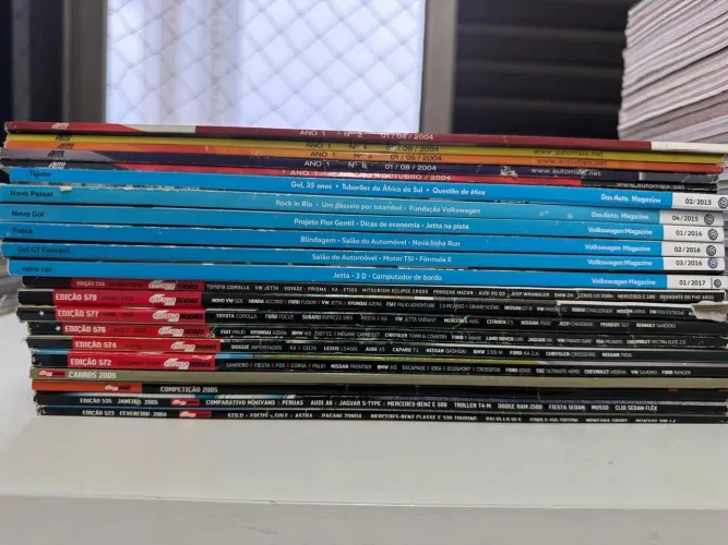 21 Revistas Auto Mais, Auto Magazine e Quatro Rodas