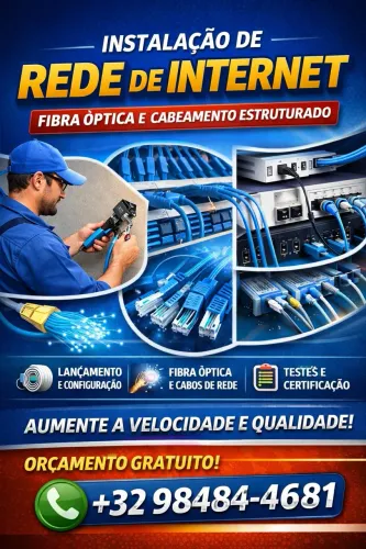 ? SERVIÇOS DE REDE DE INTERNET / ? Mais segurança para sua casa ou empresa