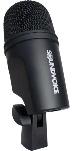 Microfone Dinâmico Cardioide Soundvoice MB-01 Para Bumbo e Estúdio