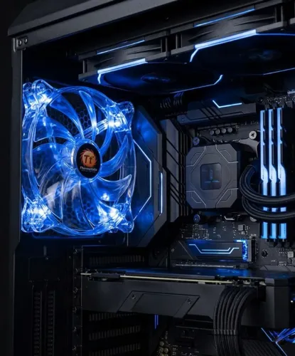 Cooler Thermaltake Fan 200 x 200 x 20 mm Led Azul AF0046