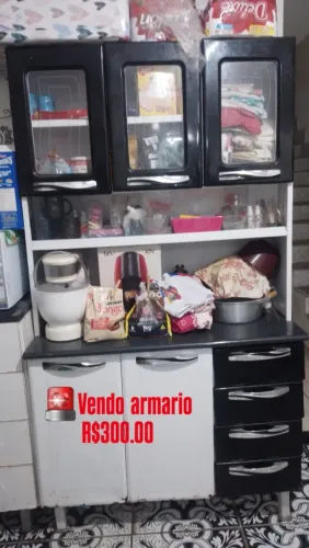 Armario de cozinha 5 portas 4 gavetas