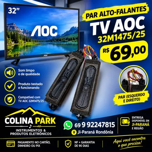 Par de Alto-Falantes TV AOC LE32M1475/25