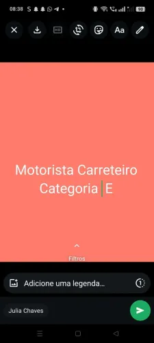 Motorista Carreteiro Categoria E
