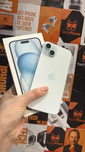 iPhone 15 Plus 128 Branco 85% / Seminovo / Retirada Loja Física na Savassi