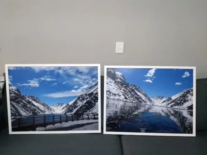 VENDO 2 QUADROS COM IMPRESSÃO EM CANVAS - R$ 300,00 OS DOIS JUNTO