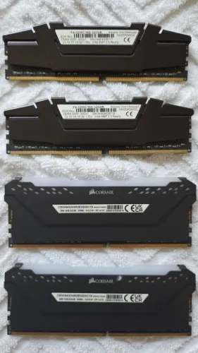 Memória Ram 2x32GB CORSAIR VENGEANCE E G.SKILL RIPJAWS 3200mhz