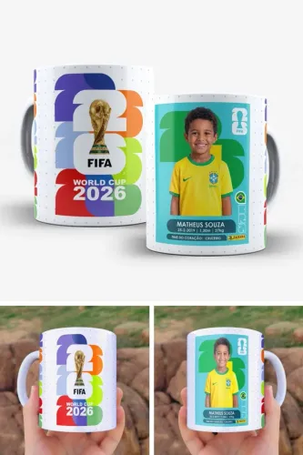 Canecas personalizadas da copa