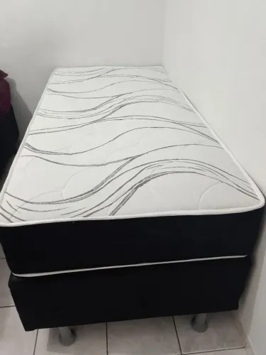 Cama box solteiro nova