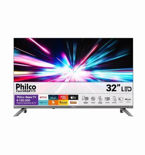 SMART TV 32 polegadas philco fast smart