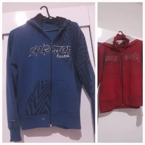 2 moletom 12/14 original gangester infantil