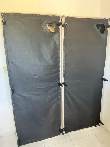 Base cama Box queen bipartida