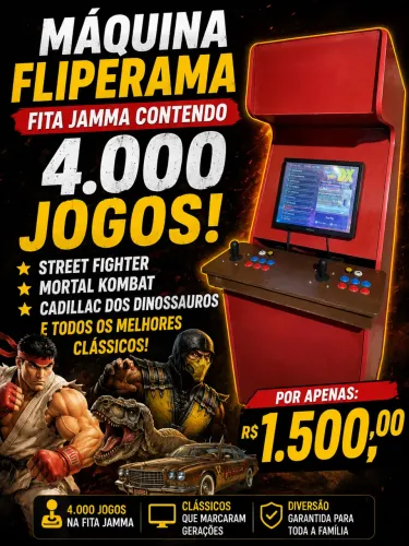 Fliperama 4mil jogos