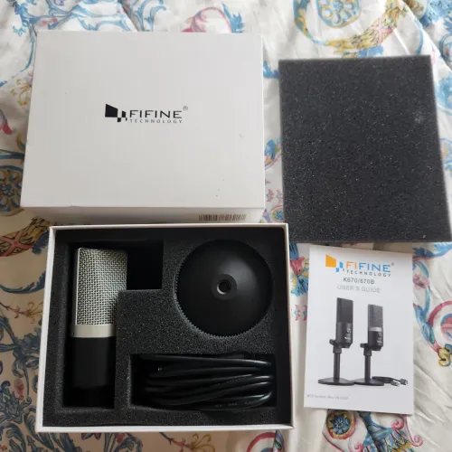 Microfone fifine k670. Novo.