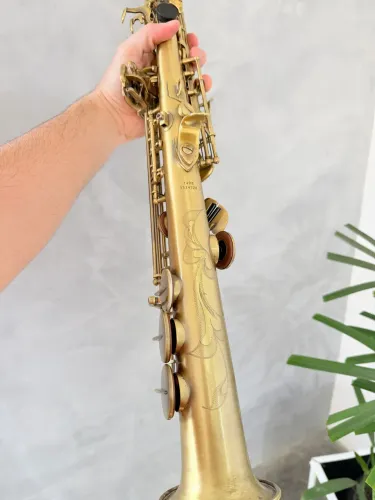 Sax soprano Eagle 100% revisado + boquilha Everton