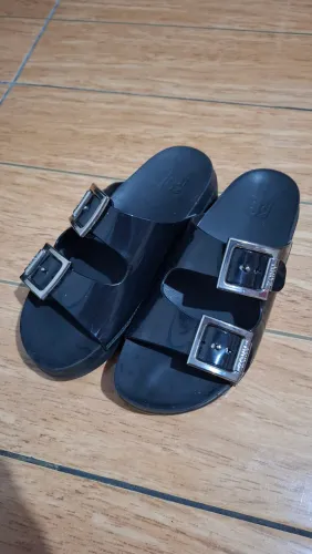 Tamanco Feminino Zaxy Slide Partner Tira Dupla