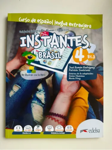 Vendo livro de espanhol Instantes Brasil 4 - B1.2