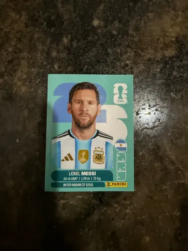 Figurinha de Messi