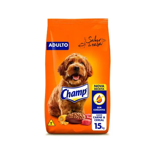 Ração Champ carne e cereal para cães adultos 15kg