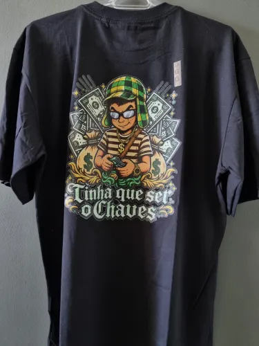 Camiseta Oversized Chaves chavoso - Tamanho G - Unissex