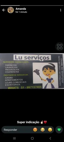 Presto estes serviços acima no cartão