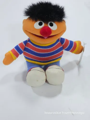 Pelúcia Enio Vila Sesamo Applause 1993 com Etiqueta