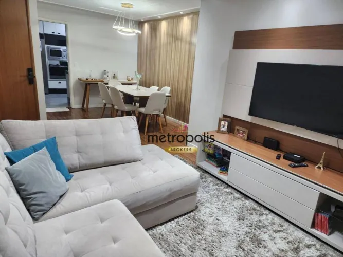 Apartamento com 3 dormitórios à venda, 97 m² por R$ 1.010.000,00 - Centro - Santo André/SP