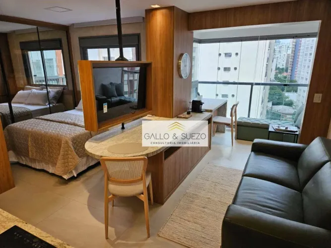 Apartamento para alugar, 29 m² por R$ 5.495,00/mês - Jardim Paulista - São Paulo/SP