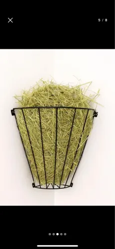 Suporte Para Feno Cavalo Canto Aço Carbono