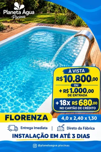 PISCINA FLORENZA 4,00 x 2,40 x 1,30