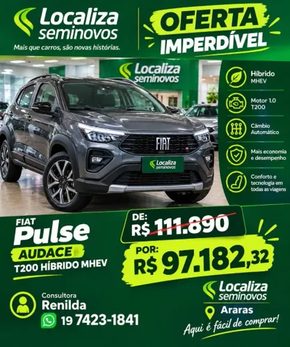 Fiat Pulse Audace Turbo 200 Aut. (hibrído) 2026