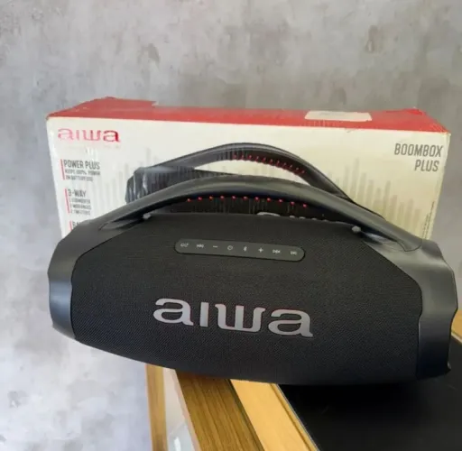 Caixa bombox Aiwa plus Nova 