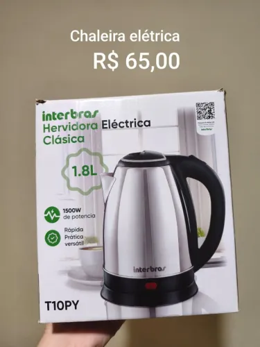 Chaleira Elétrica Intelbras 220V 1,8L - 1500W de potência