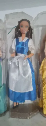 Bela vestido azul antiga