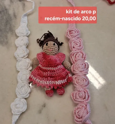 Kit de tirar tricô recém-nascido/bebê reborn