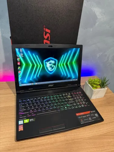Notebook Gamer MSI i7 RTX 2060 RGB c/Caixa
