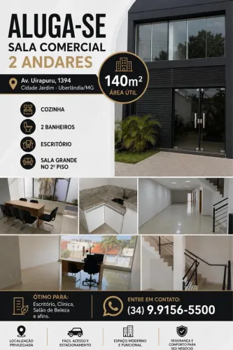 Alugo sala comercial - ótima localização