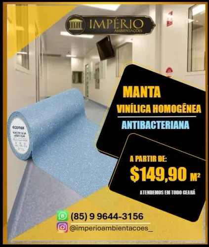 Manta antibacteriana em promoção