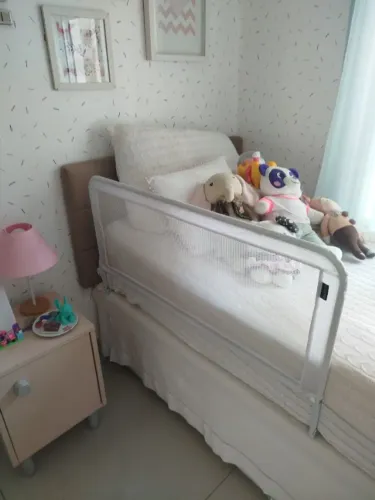Grade de proteção para cama box bebês e crianças