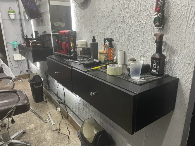 Bancada barbearia