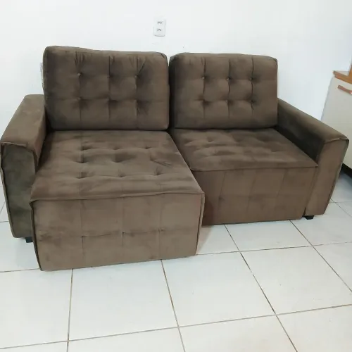 Sofá retrátil 2 lugares