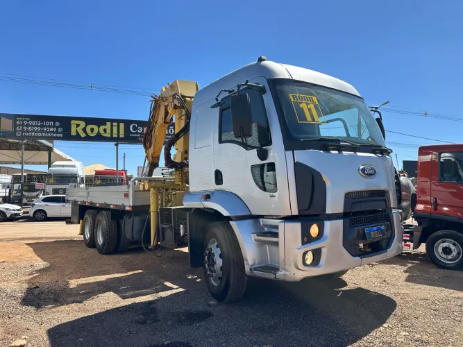 Ford cargo 1722 ano:2011 munck 35007 pneus novos