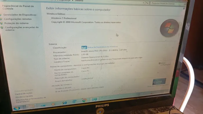 Pc Intel atom