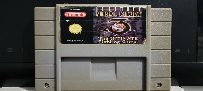 Cartuchos Ultimate Mortal Kombat 3 e GP 1 Part 2 - Super Nintendo