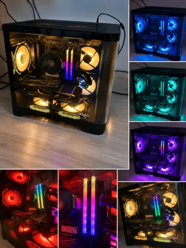 PC Gamer COMPLETO + MONITOR + TECLADO/MOUSE - Ryzen 5 5500 + RX 6600 + 32GB RAM